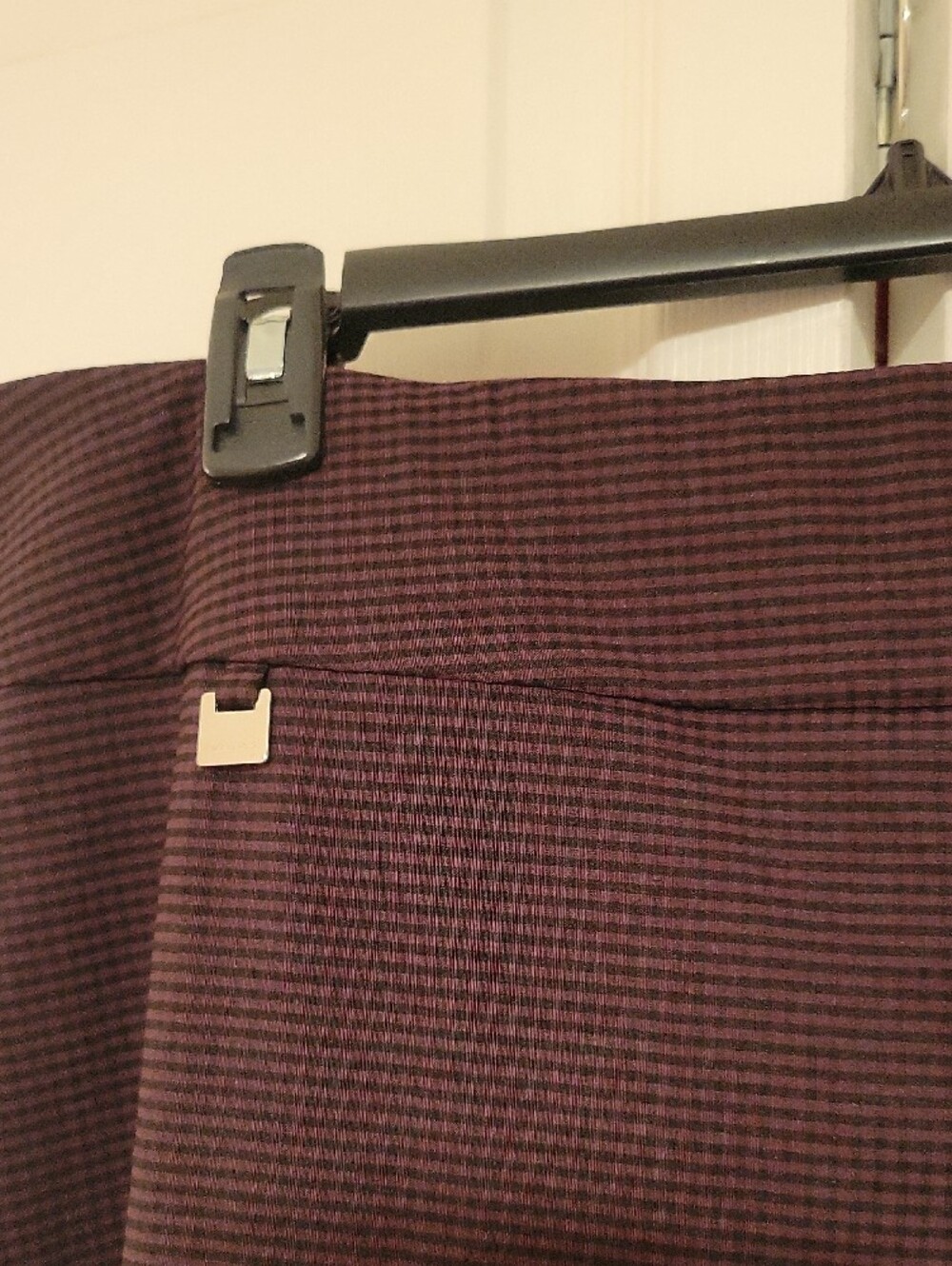 Peck & Peck Straight-Leg Ponte Pants in Dark Brown - Picture 2 of 5